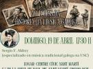 Charla sobre agrupacións e instrumentos tradicionais da historia da música galega organizada pola Federación de Entidades Culturais Galegas de Catalunya.