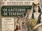 Actuación da Escola de Gaitas do Centro Galego de Santa Cruz de Tenerife no Festival Tajaraste.
