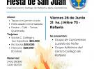 Cena fiesta de San Juan en el Centro Gallego de Rafaela y Departamento Castellanos.