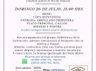 Gran banquete Día de Galicia no Círculo Social Val Miñor de Galicia en Bos Aires.