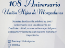 108 aniversario da Unión Hijos de Morgadanes de Galicia en Montevideo.