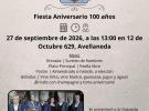 Fiesta 100 aniversario de la Asociación Finisterre en América.