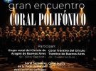 Gran encuentro de corales polifónicas, con la presencia de la Federación de Asociaciones Gallegas de la República Argentina, en Buenos Aires.