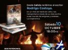Visita del escritor Rodrigo Costoya al Centro Gallego de Montevideo.