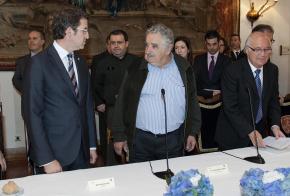 Feijóo avala ante el presidente de Uruguay el potencial de las empresas gallegas