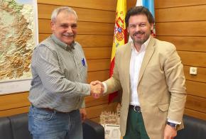 Miranda reafirma ante el presidente de la FEVEGA el firme compromiso de la Xunta con los gallegos en Venezuela y retornados