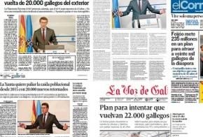 La Estrategia Retorna 2020 llega a la portada de los medios gallegos