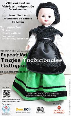 Exposición de Traxes Tradicionais Galegos en Valparaíso