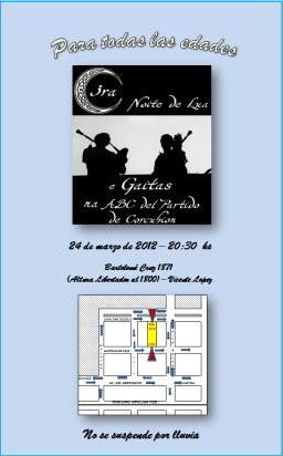 3ª Noite de Lúa e gaitas na A.B.C. Partido de Corcubión