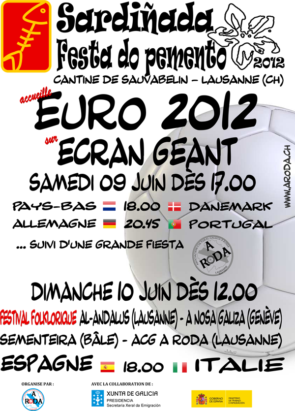 Sardiñada & Festa do Pemento 2012 en Lausanne