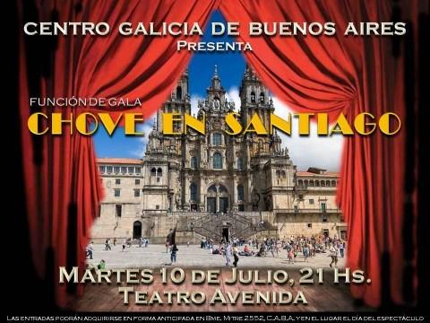 Gala "Chove en Santiago" en Bos Aires