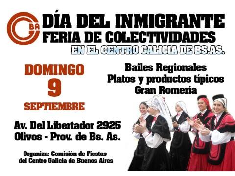 Día do Inmigrante - Feira das colectividades no Centro Galicia de Bos Aires