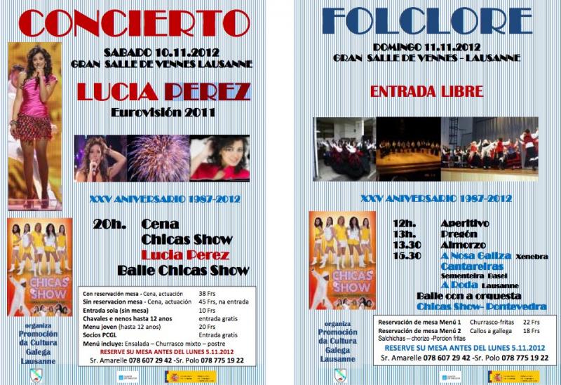XXV Aniversario da Promoción da Cultura Galega de Lausanne