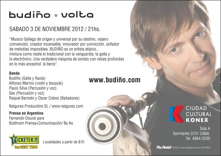 Budiño "Volta" en Buenos Aires