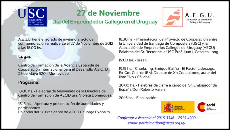 Día del Emprendedor Gallego en el Uruguay
