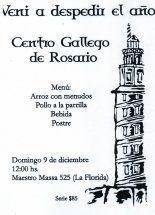 Fin de Año 2012 del Centro Gallego de Rosario