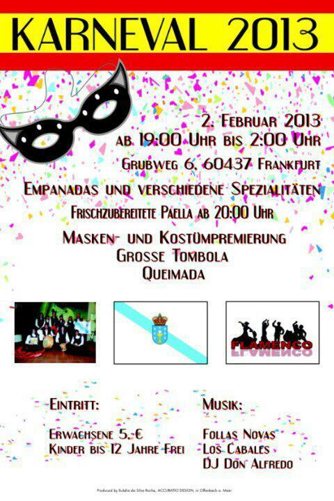 Carnaval-Karneval 2013 en Frankfürt