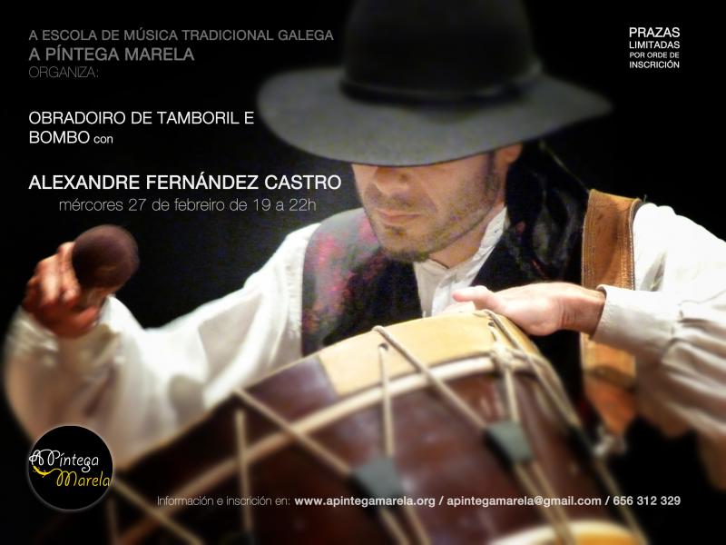 Taller de tamboril y bombo en Madrid