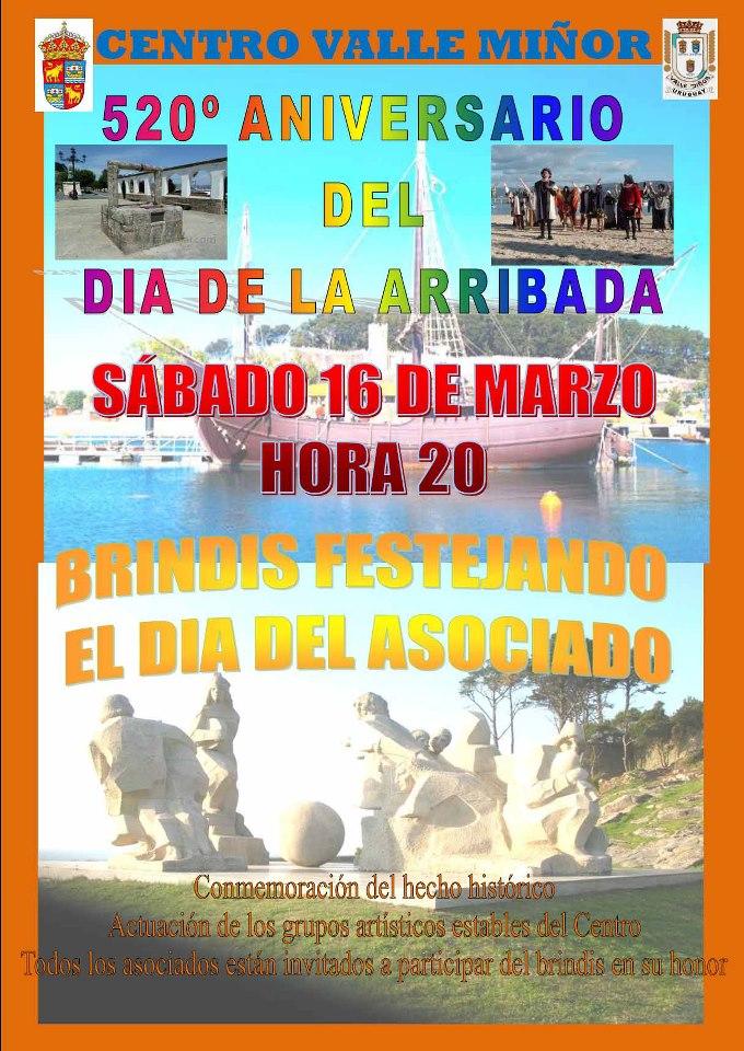 520º Aniversario da arribada da carabela Pinta a Baiona, no Centro Valle Miñor de Montevideo 520º Aniversario da arribada da carabela Pinta a Baiona, no Centro Valle Miñor d