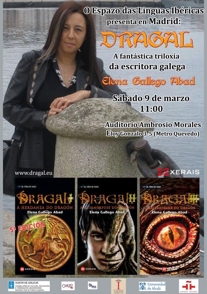 Presentación da triloxía "Dragal", de Elena Gallego Abad, en Madrid
