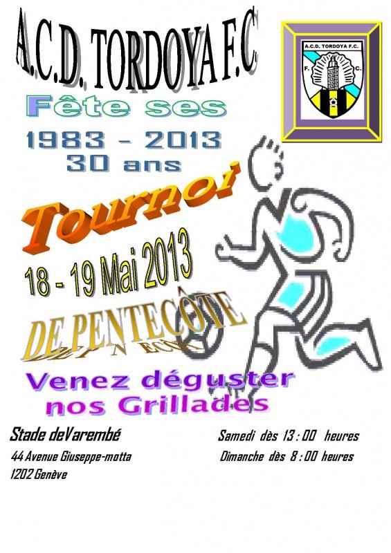 Torneo de fútbol de Pentecoste - 30º Aniversario do Tordoya F.C. de Xenebra