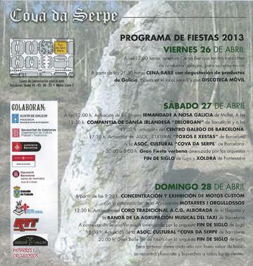 XVIII Aniversario da Asociación "Cova da Serpe" de Barcelona XVIII Aniversario da Asociación "Cova da Serpe" de Barcelona