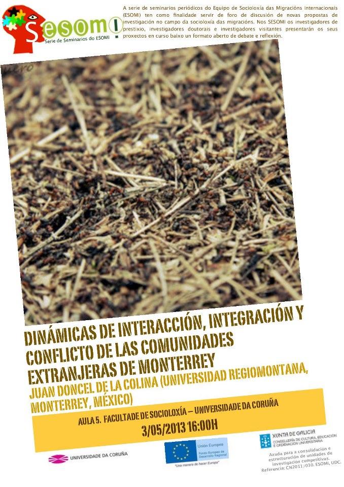 Seminario "Dinámicas de interación, integración y conflicto de las comunidades e