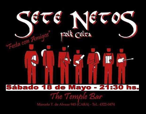 Concerto de Sete Netos Folk Celta en Bos Aires