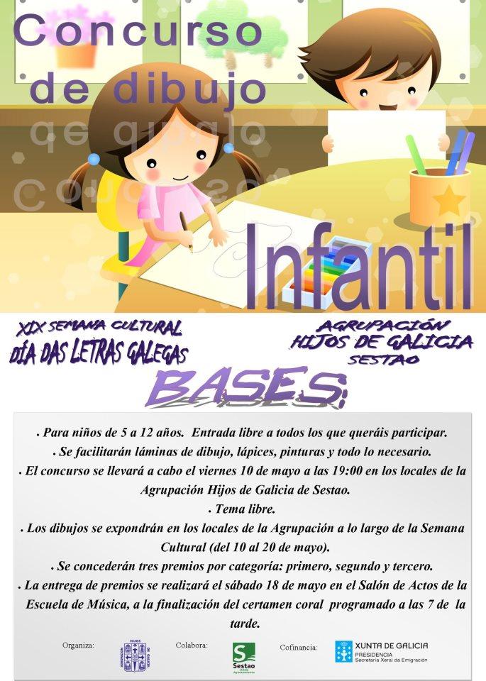 Concurso de debuxo infantil da Agrupación Hijos de Galicia de Sestao Concurso de debuxo infantil da Agrupación Hijos de Galicia de Sestao