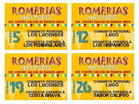 Romarías Bailables Maio 2013 do Centro Galicia de Bos Aires Romarías Bailables Maio 2013 do Centro Galicia de Bos Aires