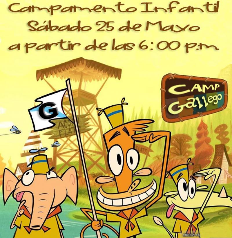 Campamento infantil en el Centro Gallego de México