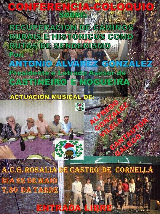 Conferencia-Coloquio "Recuperación dos camiños rurais e históricos como rotas de