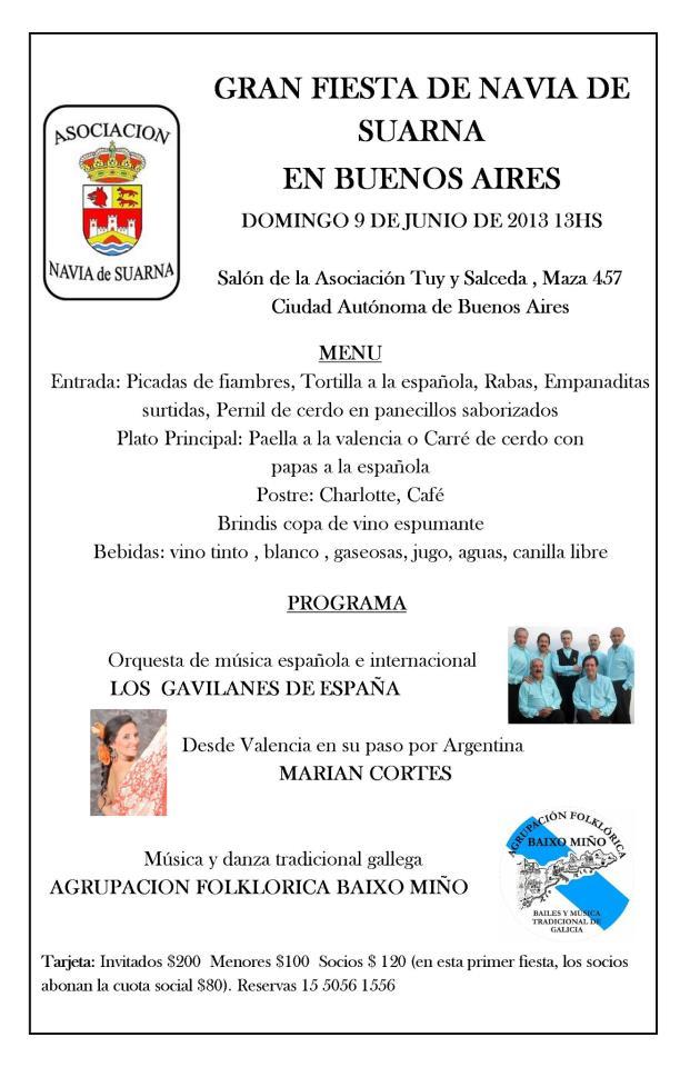 Gran Festa de Navia de Suarna en Bos Aires