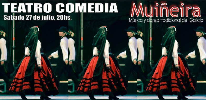 "Muiñeira", de la Escuela de Danzas Valle Miñor de Montevideo