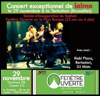 Concierto de Ialma, en Bruselas