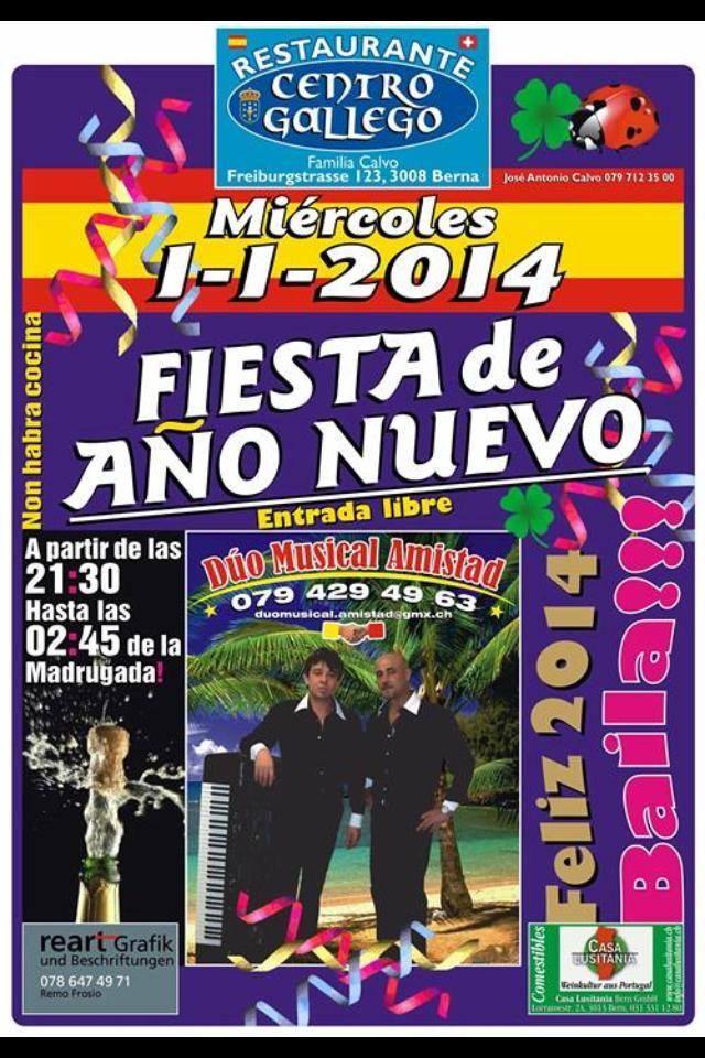 Fiesta de Año Nuevo 2014 en Berna Fiesta de Año Nuevo 2014 en Berna