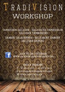 Workshop de pandereta y baile gallego en Bruselas