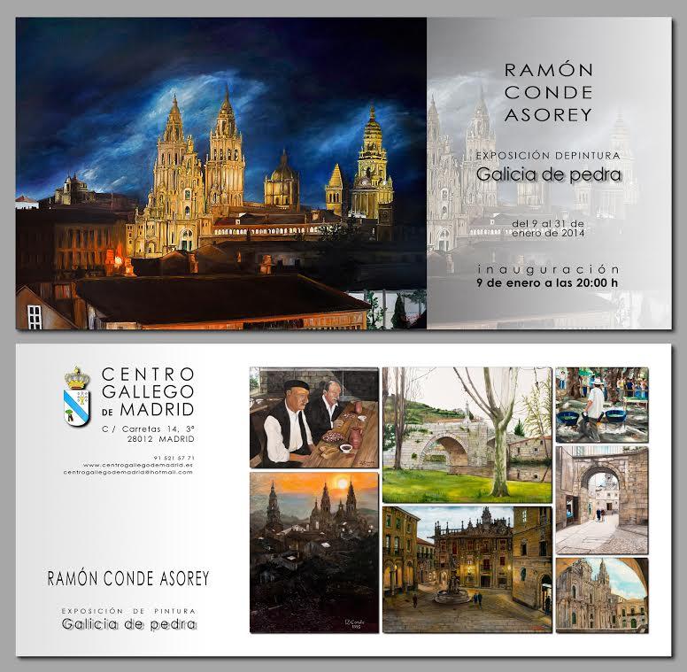Inauguración de la exposición de pintura "Galicia de pedra", de Ramón Conde Asorey, en el Centro Gallego de Madrid Inauguración de la exposición de pintura "Galicia de pedra", de Ramón Conde Asorey, en el Centro Gallego de Madrid