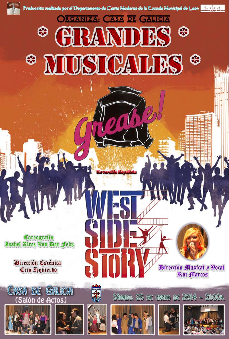 "Grease" e "West Side Story", na Casa de Galicia en León "Grease" e "West Side Story", na Casa de Galicia en León