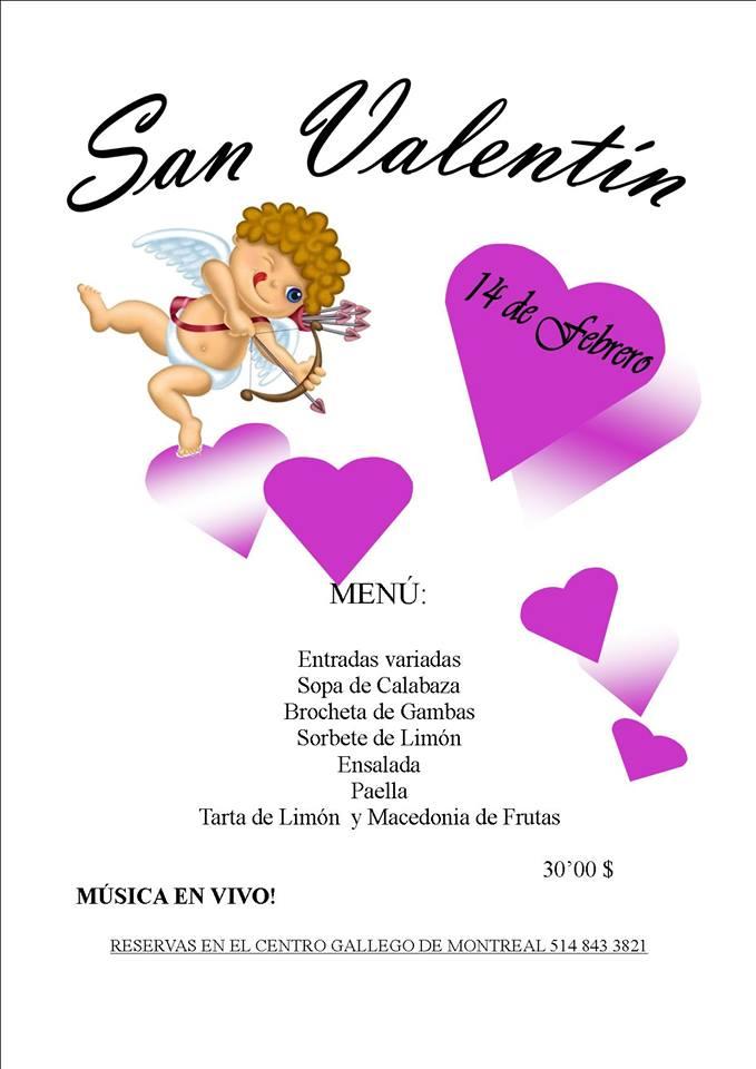 San Valentín 2014 no Centro Galego de Montreal