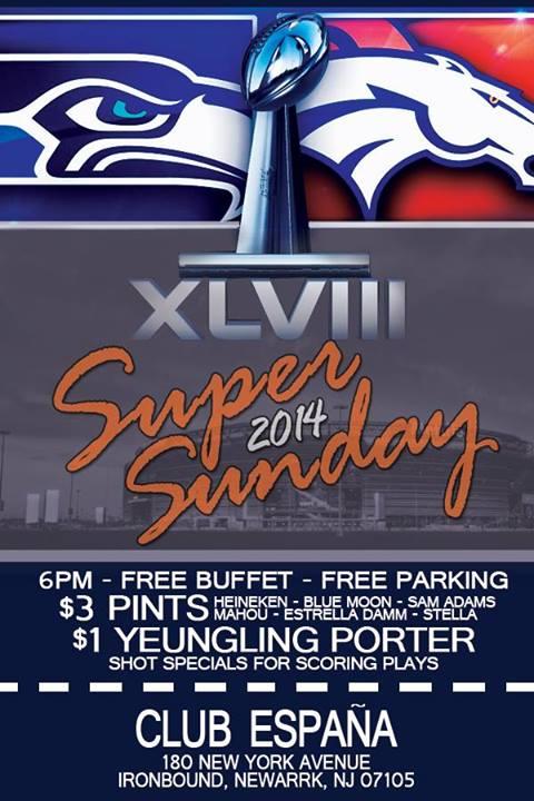 XLVIII Super Bowl no Club España de Newark