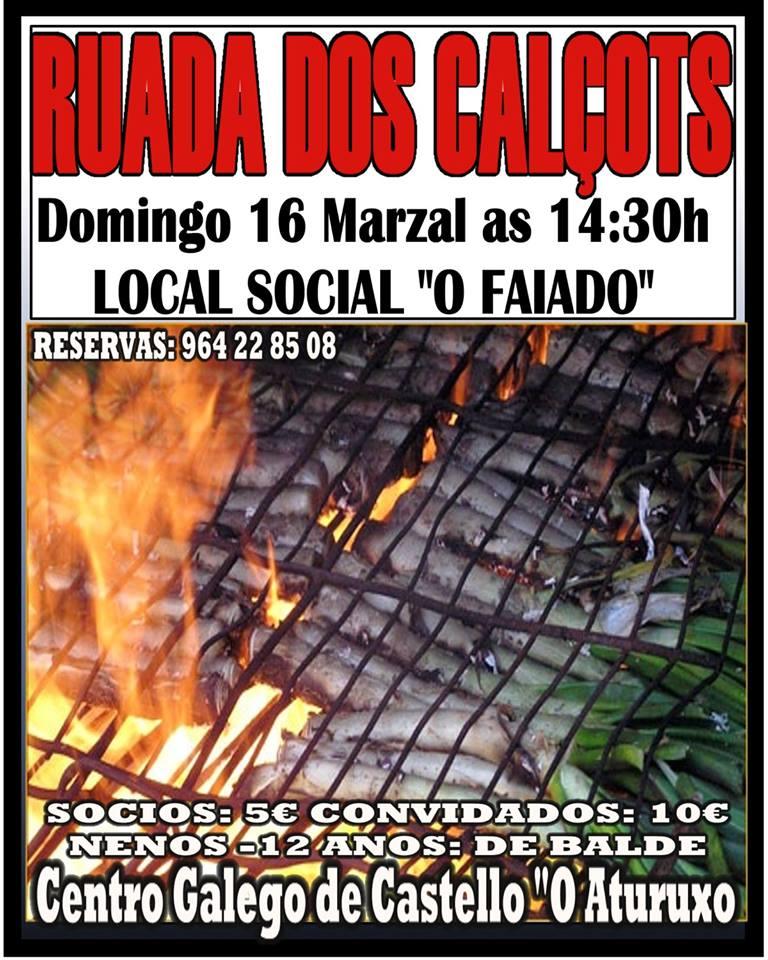 Ruada dos calçots en Castellón