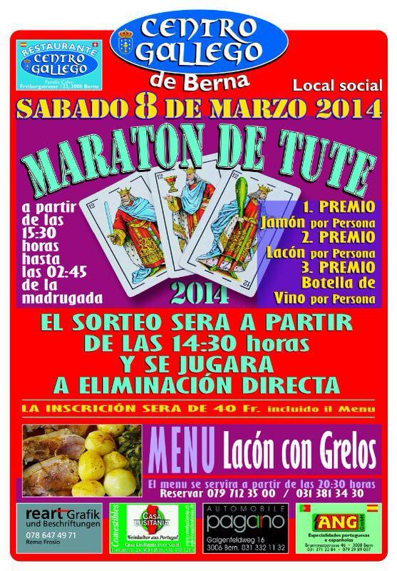 Maratón de tute 2014 en Berna Maratón de tute 2014 en Berna