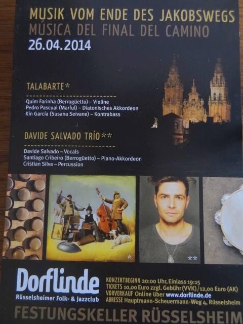 Música do final do Camiño - Musik vom ende Jakobswegs, en Alemaña