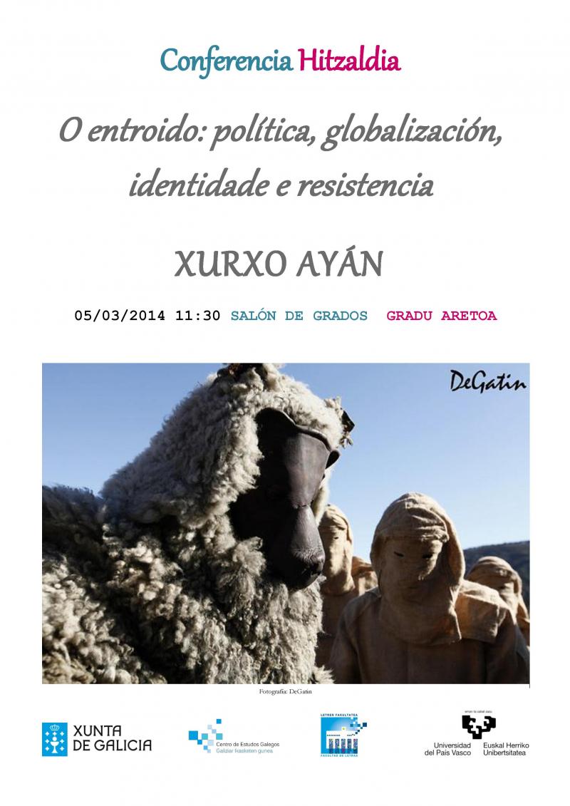 Conferencia "O Entroido: política, globalización, identidade e resistencia", en Vitoria-Gasteiz