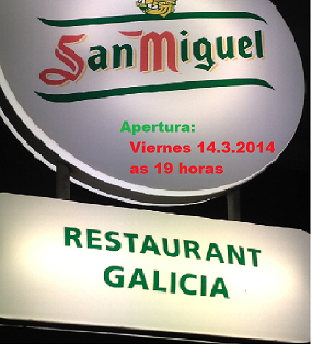 Inauguración del Restaurante Galicia de la Promoción da Cultura Galega de Lausanne