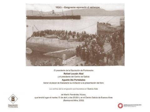 Presentación do libro "Los centros de la emigración pontevedresa en Buenos Aires"