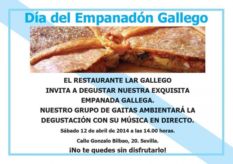 Día del empanadón gallego en el Lar Gallego de Sevilla