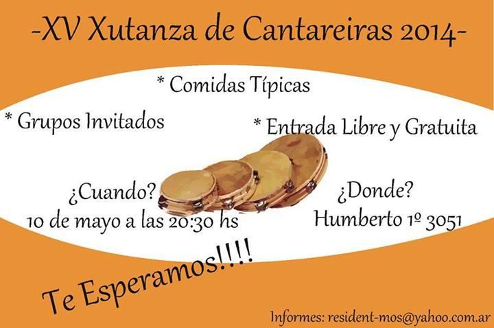 XV Xuntanza de Cantareiras da Asociación Galega Residentes de Mos de Bos Aires