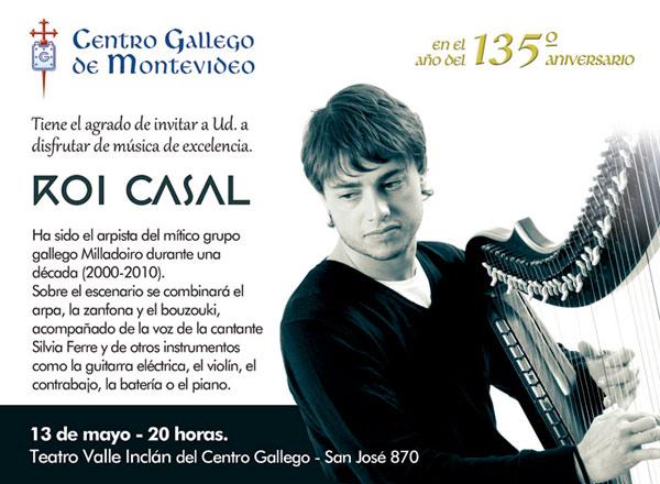 Concerto de Roi Casal en Montevideo